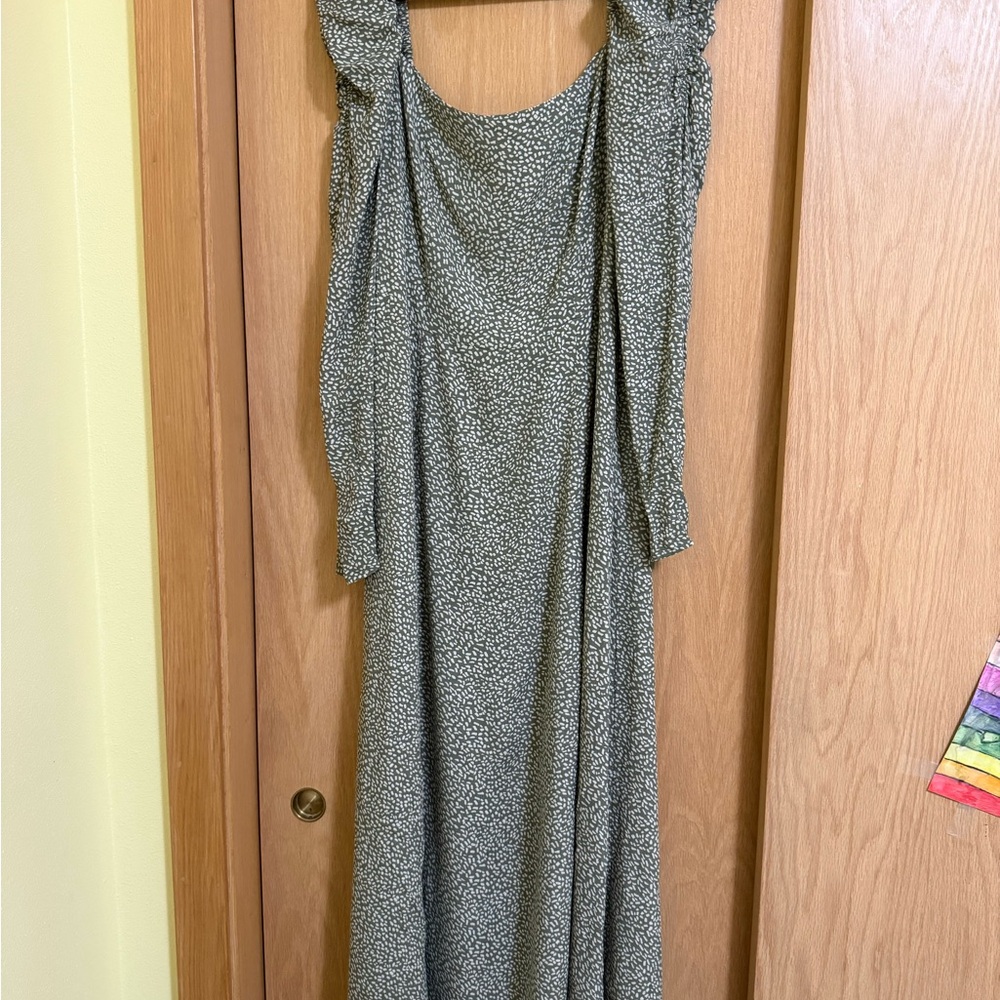 & Other Stories Black and White Maxi Dress